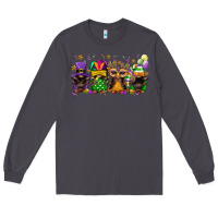 Smoke Mardi Gras afro gnomies Long Sleeve Tee - FaDigitalArtStudio