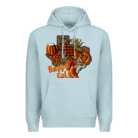 Blue Mist happy fall texas Premium Hoodie - CowhideDigitalArt
