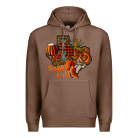 Chestnut happy fall texas Premium Hoodie - CowhideDigitalArt