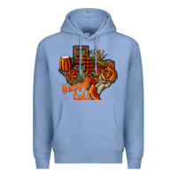 Colony Blue happy fall texas Premium Hoodie - CowhideDigitalArt