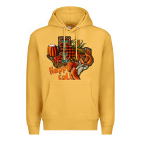 Mustard happy fall texas Premium Hoodie - CowhideDigitalArt