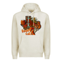 Oatmeal Heather happy fall texas Premium Hoodie - CowhideDigitalArt