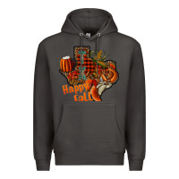 Smoke happy fall texas Premium Hoodie - CowhideDigitalArt