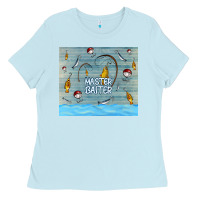 Baby Blue master baiter Ladies Tee - TumblerDesignByShophia