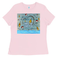 Bubblegum Pink master baiter Ladies Tee - TumblerDesignByShophia