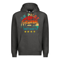 Charcoal Heather rv pilot camping funny vintage motorhome travel vacation t shirt Premium Hoodie - maiPhamDesign