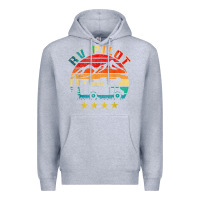 Heather Grey rv pilot camping funny vintage motorhome travel vacation t shirt Premium Hoodie - maiPhamDesign