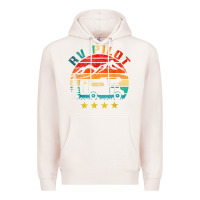 Pale Pink rv pilot camping funny vintage motorhome travel vacation t shirt Premium Hoodie - maiPhamDesign