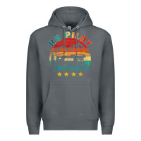 Rock rv pilot camping funny vintage motorhome travel vacation t shirt Premium Hoodie - maiPhamDesign