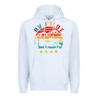 White rv pilot camping funny vintage motorhome travel vacation t shirt Premium Hoodie - maiPhamDesign