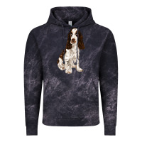 Cloud Black english cocker spaniel Vintage Hoodie - FaDigitalArtStudio