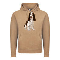 Vintage Coffee english cocker spaniel Vintage Hoodie - FaDigitalArtStudio