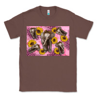 Chestnut Baby elephant sunflowers kid's bottle Classic Tee - Artiststas