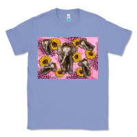 Colony Blue Baby elephant sunflowers kid's bottle Classic Tee - Artiststas