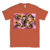 Copper Baby elephant sunflowers kid's bottle Classic Tee - Artiststas