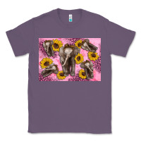 Lavender Baby elephant sunflowers kid's bottle Classic Tee - Artiststas