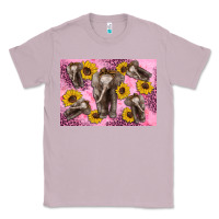 Lilac Baby elephant sunflowers kid's bottle Classic Tee - Artiststas