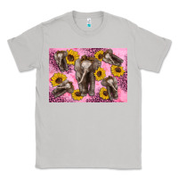 Moon Dust Baby elephant sunflowers kid's bottle Classic Tee - Artiststas