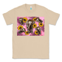 Mushroom Baby elephant sunflowers kid's bottle Classic Tee - Artiststas