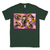 Sports Green Baby elephant sunflowers kid's bottle Classic Tee - Artiststas