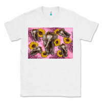 White Baby elephant sunflowers kid's bottle Classic Tee - Artiststas