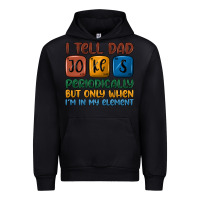Black i tell dad jokes periodically but only when i'm in Urban Hoodie - JahusDesignShop