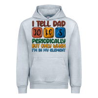 Heather Grey i tell dad jokes periodically but only when i'm in Urban Hoodie - JahusDesignShop
