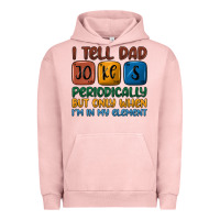 Pigment Salmon i tell dad jokes periodically but only when i'm in Urban Hoodie - JahusDesignShop