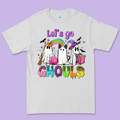 Let's Go Ghouls Premium Tee Designed By Nancycooperartshop