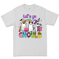 Dove Grey Let's go ghouls Premium Tee - NancyCooperArtShop