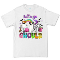 White Let's go ghouls Premium Tee - NancyCooperArtShop