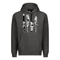 Charcoal Heather scary horror movies halloween Premium Hoodie - maiPhamDesign