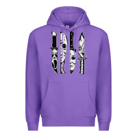 Purple scary horror movies halloween Premium Hoodie - maiPhamDesign