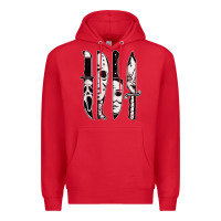 Red scary horror movies halloween Premium Hoodie - maiPhamDesign