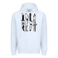 White scary horror movies halloween Premium Hoodie - maiPhamDesign