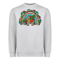 Mexican Pinata Rainbow Heavyweight Sweatshirt | Teevron