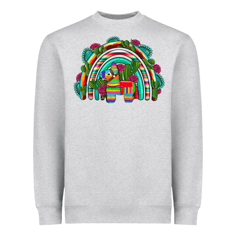 Mexican Pinata Rainbow Heavyweight Sweatshirt by Artiststas | Teevron