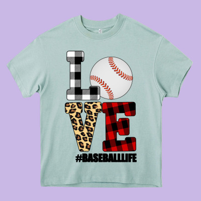 Love, Baseball Heavy Core Tee Designed By Bettercallsaul