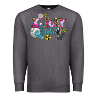 Charcoal Heather x ray tech Premium Sweatshirt - AdoDesignShop