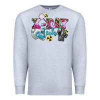 Heather Grey x ray tech Premium Sweatshirt - AdoDesignShop