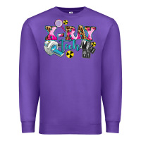 Purple x ray tech Premium Sweatshirt - AdoDesignShop
