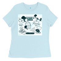 Baby Blue father's house Ladies Tee - TumblerDesignByShophia