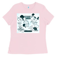 Bubblegum Pink father's house Ladies Tee - TumblerDesignByShophia