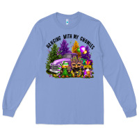 Colony Blue mardi gras hanging with my gnomies Long Sleeve Tee - FaDigitalArtStudio
