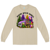 Mushroom mardi gras hanging with my gnomies Long Sleeve Tee - FaDigitalArtStudio