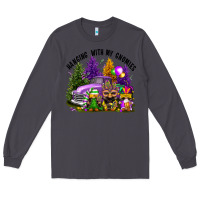 Smoke mardi gras hanging with my gnomies Long Sleeve Tee - FaDigitalArtStudio