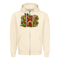 Christmas Joy Gnome Zipper Hoodie | Teevron