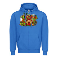 True Royal christmas joy gnome Zipper Hoodie - BarkalooDesign