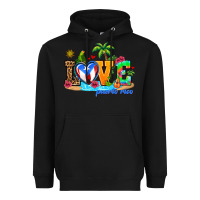 Black love puerto rico Heavyweight Hoodie - AdoDesignShop