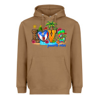 Toasted Coconut love puerto rico Heavyweight Hoodie - AdoDesignShop